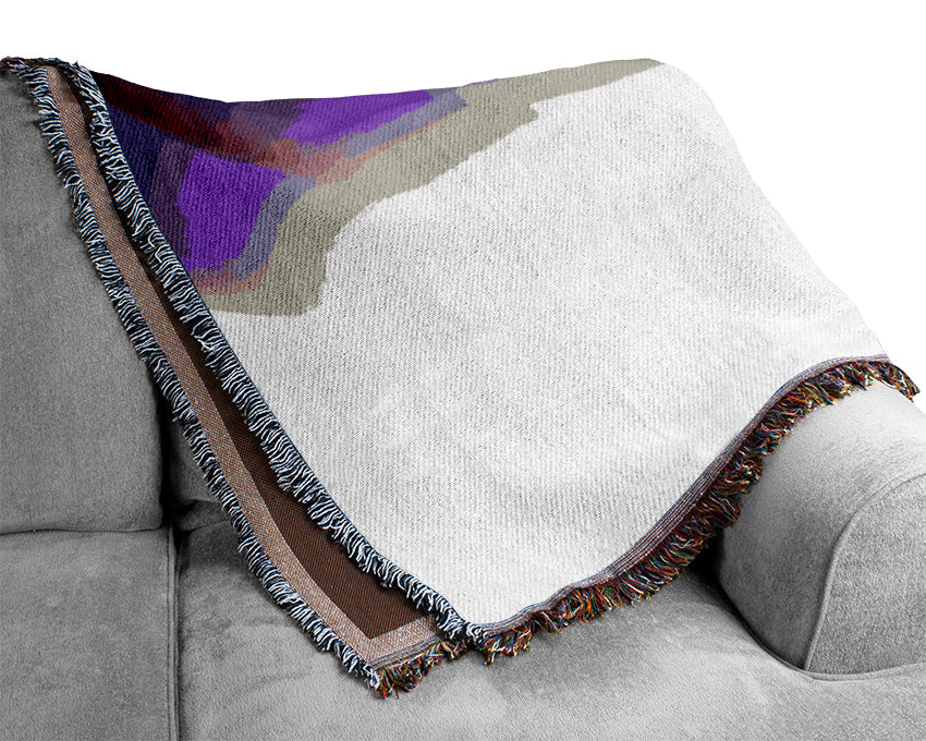 Intertwined Colours Woven Blanket