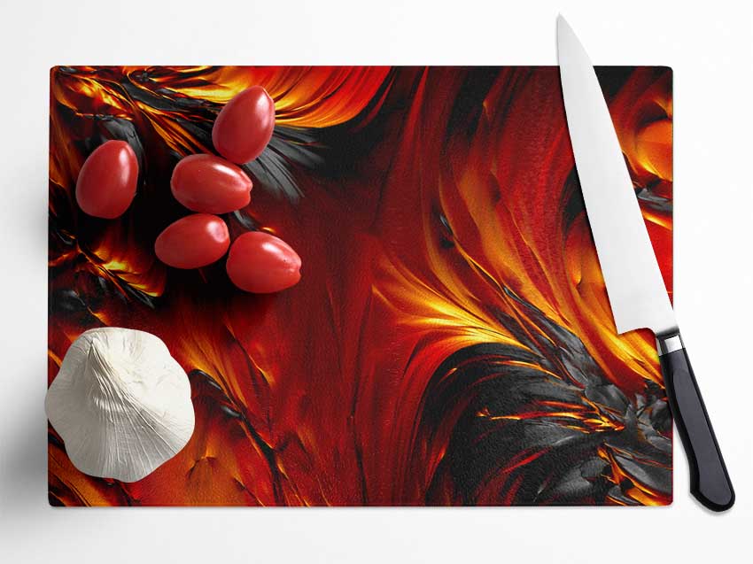 Lava Beauty Glass Chopping Board