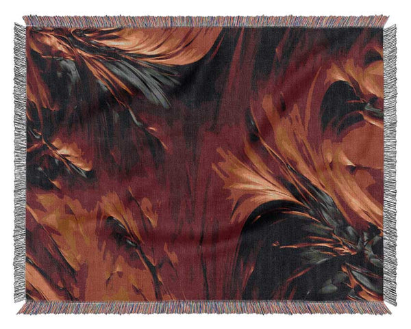 Lava Beauty Woven Blanket