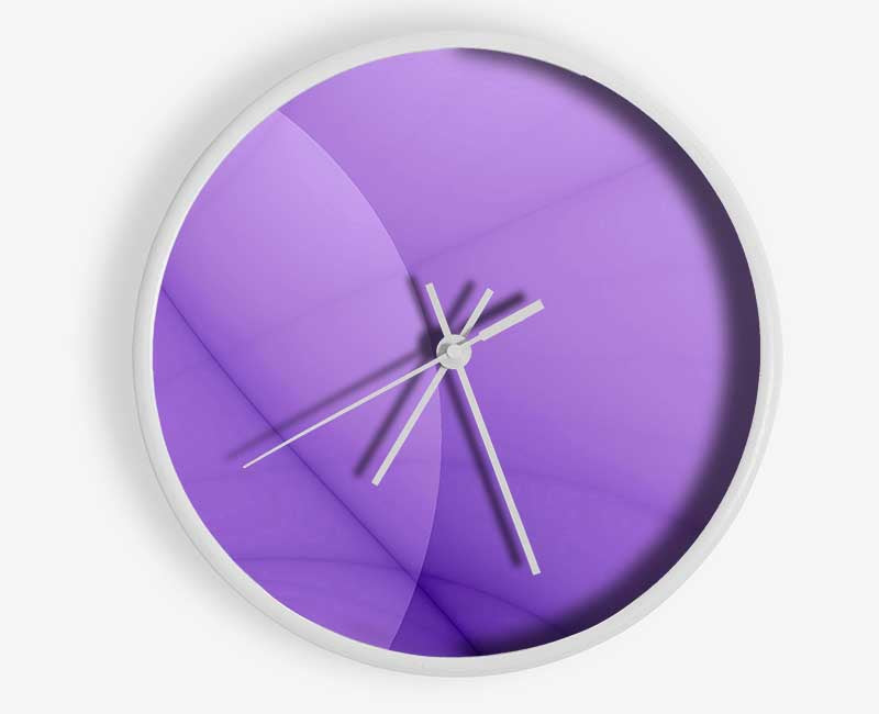 Lilac Beauty Clock - Wallart-Direct UK