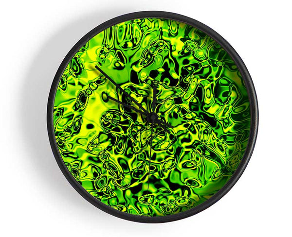 Lime Fizz Clock - Wallart-Direct UK