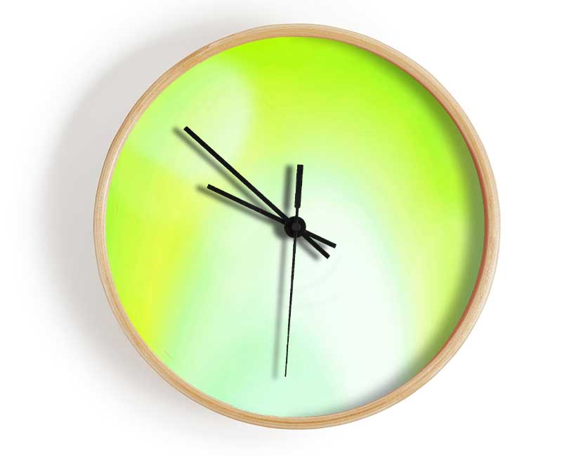 Lime Infusion Clock - Wallart-Direct UK