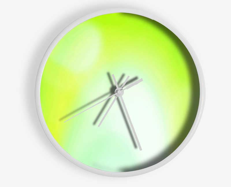 Lime Infusion Clock - Wallart-Direct UK