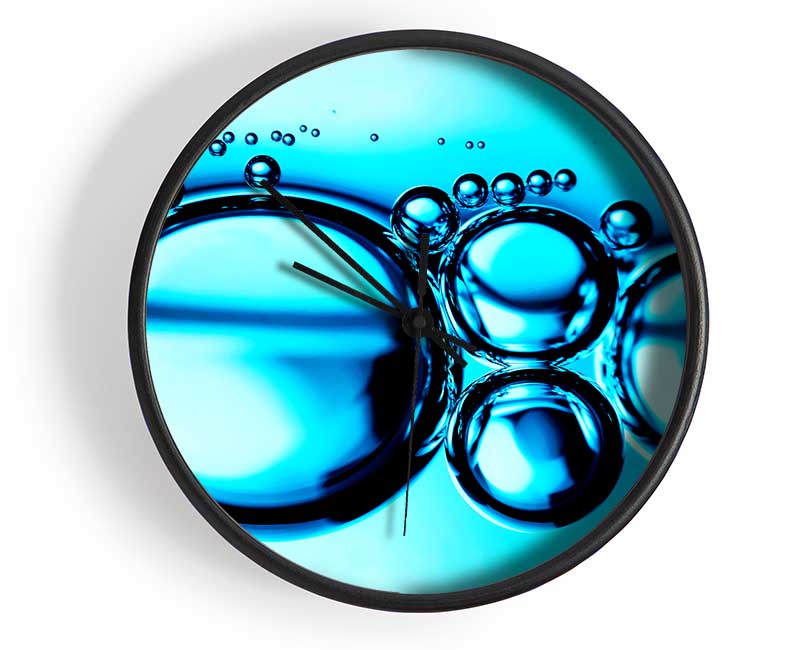 Liquid Bubbles Clock - Wallart-Direct UK