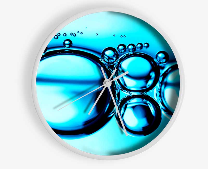 Liquid Bubbles Clock - Wallart-Direct UK