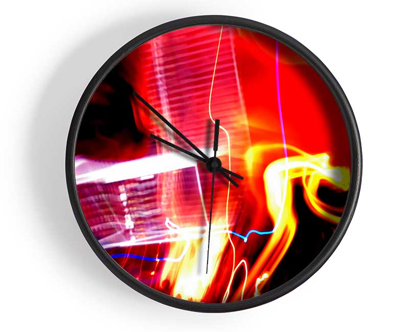 Liquid Dance Clock - Wallart-Direct UK