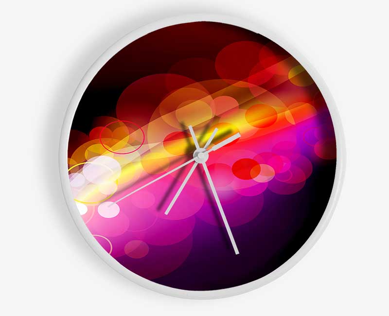 Liquid Light Clock - Wallart-Direct UK