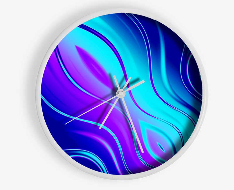 Liquid Movement Clock - Wallart-Direct UK