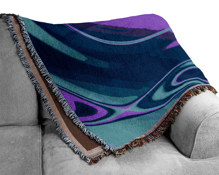 Liquid Movement Woven Blanket