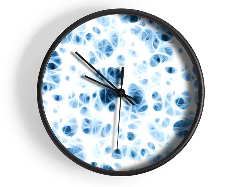 Magic Blue World Clock - Wallart-Direct UK