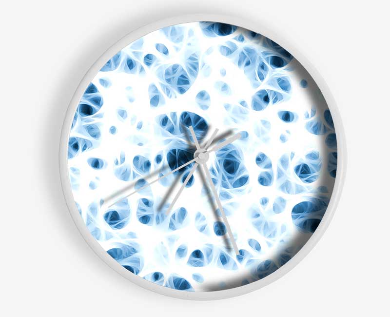 Magic Blue World Clock - Wallart-Direct UK