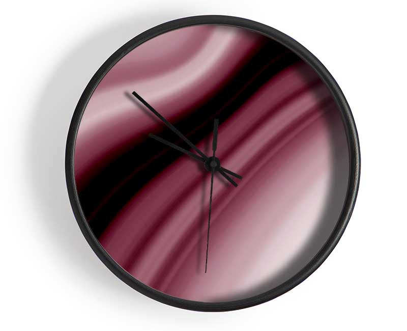 Mauve River Clock - Wallart-Direct UK