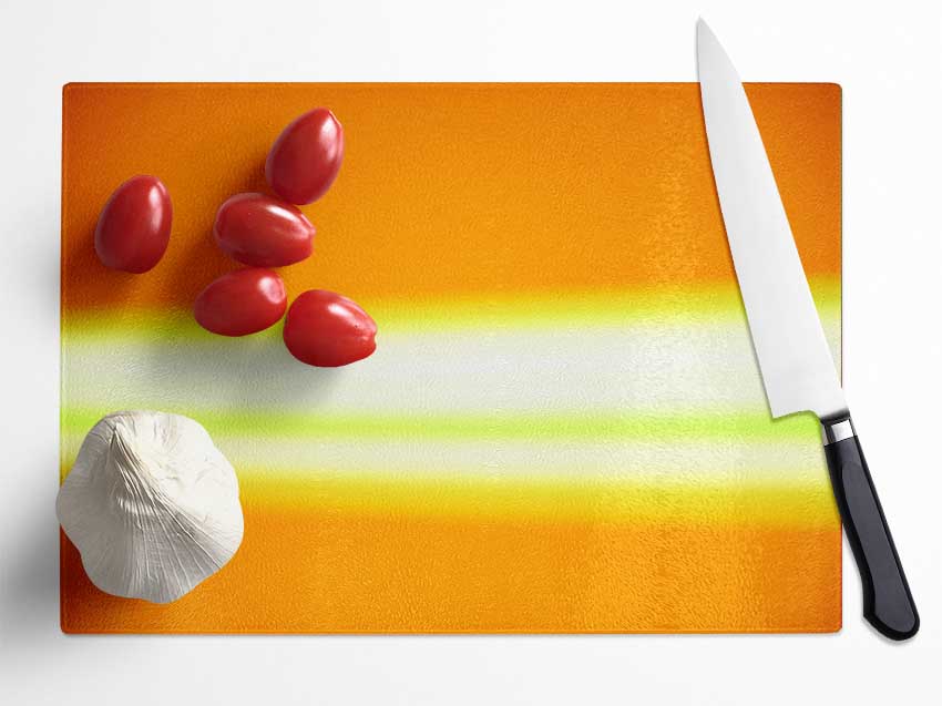 Mustard Glass Chopping Board