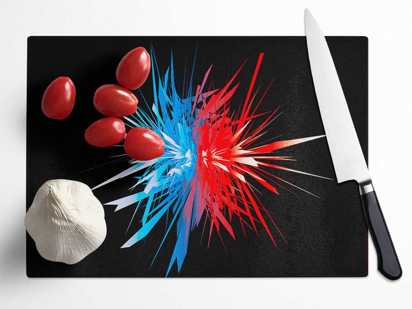 Opposite Spike Surprise Glass Chopping Board