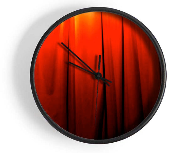 Orange Forest Clock - Wallart-Direct UK