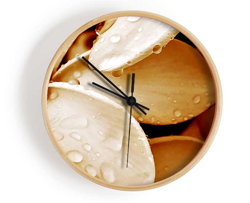 Petal Dew Clock - Wallart-Direct UK