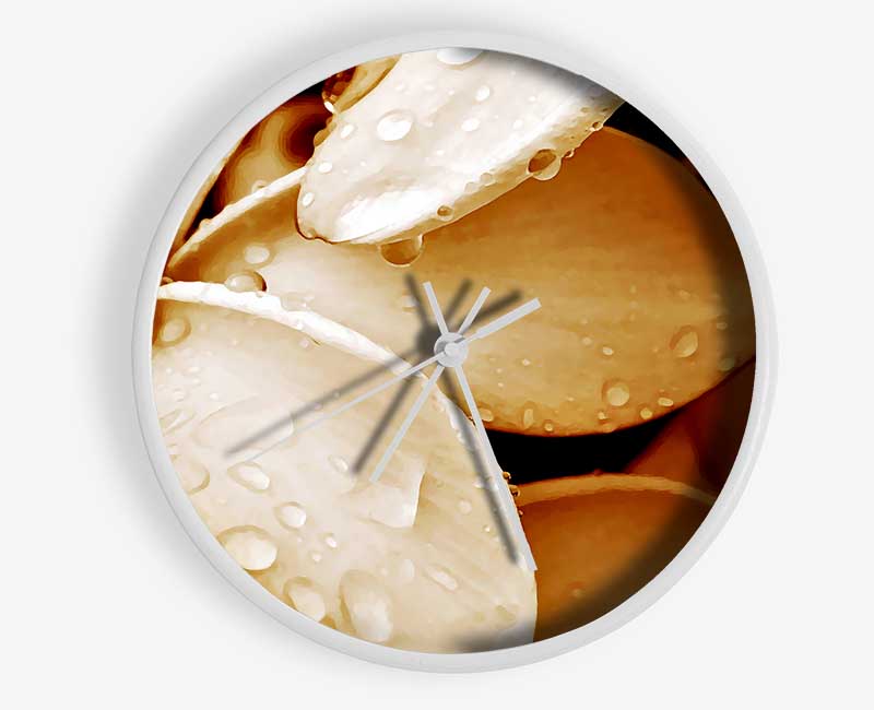 Petal Dew Clock - Wallart-Direct UK