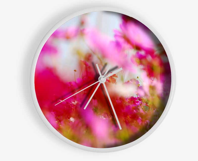 Pinkish Clock - Wallart-Direct UK