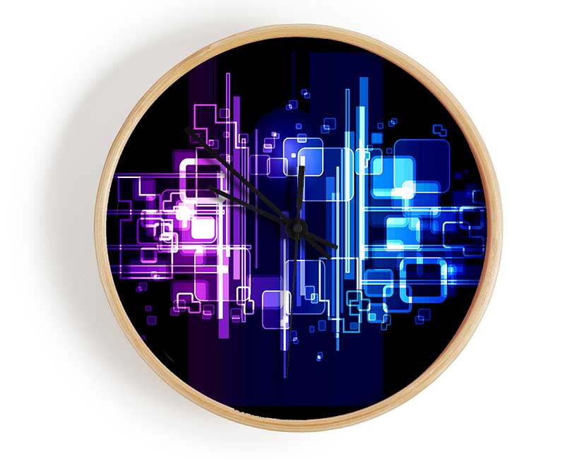 Polar Opposites Clock - Wallart-Direct UK