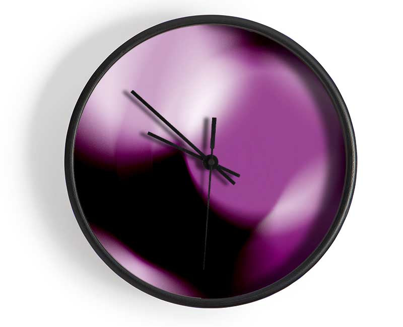 Purple Disco Clock - Wallart-Direct UK