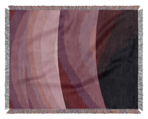 Purple Hills Woven Blanket