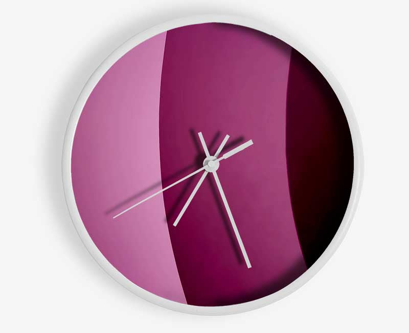 Purple Hills Clock - Wallart-Direct UK