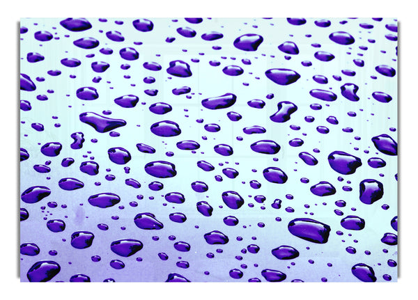 Purple Raindrops