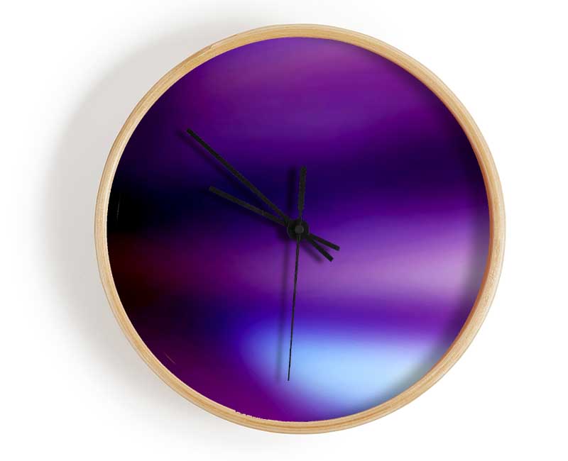 Purple Shadow Clock - Wallart-Direct UK