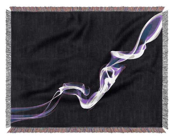 Purple Silk Woven Blanket