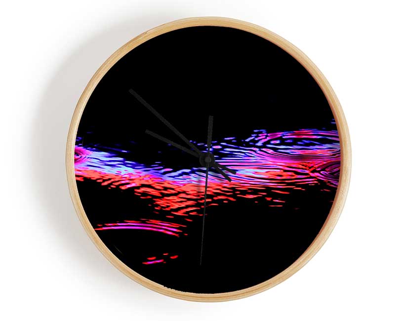 Rain Colorful Clock - Wallart-Direct UK