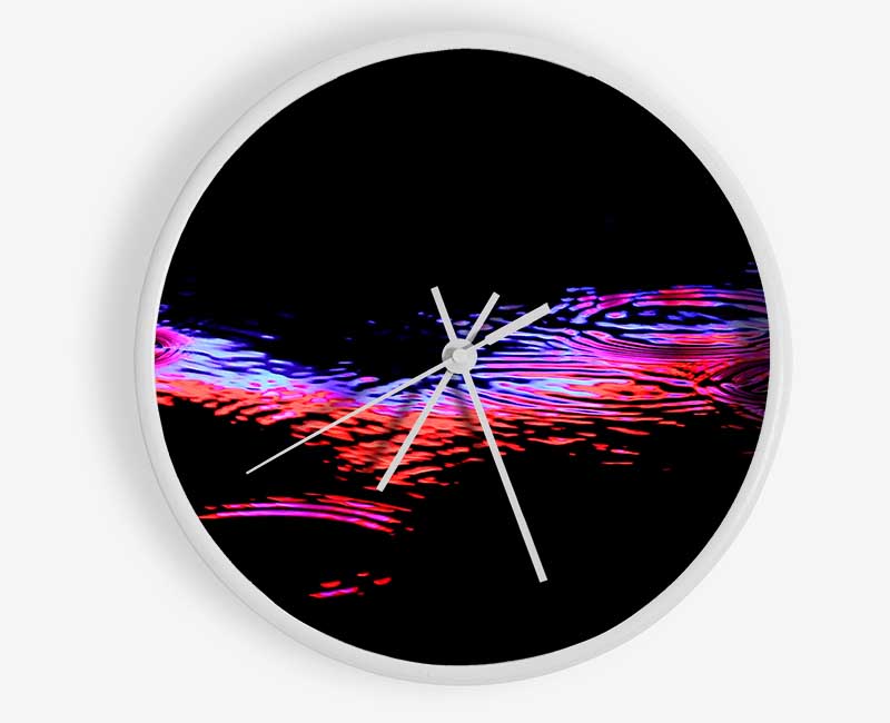 Rain Colorful Clock - Wallart-Direct UK