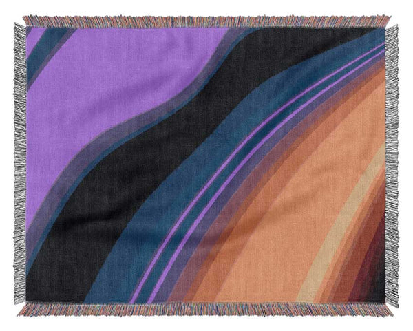 Rainbow Smears Woven Blanket