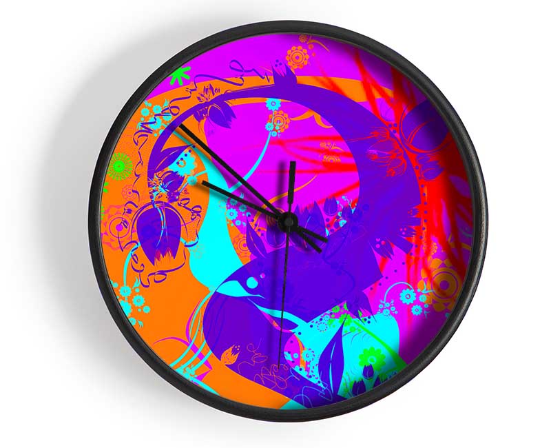 Reaching The Sun Clock - Wallart-Direct UK