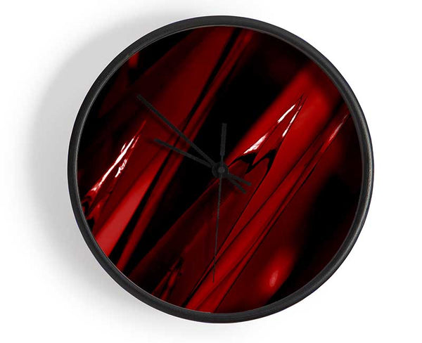 Red Broken Dream Clock - Wallart-Direct UK