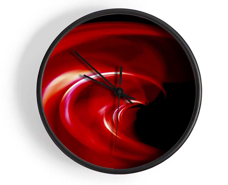 Red Galaxy Twist Clock - Wallart-Direct UK