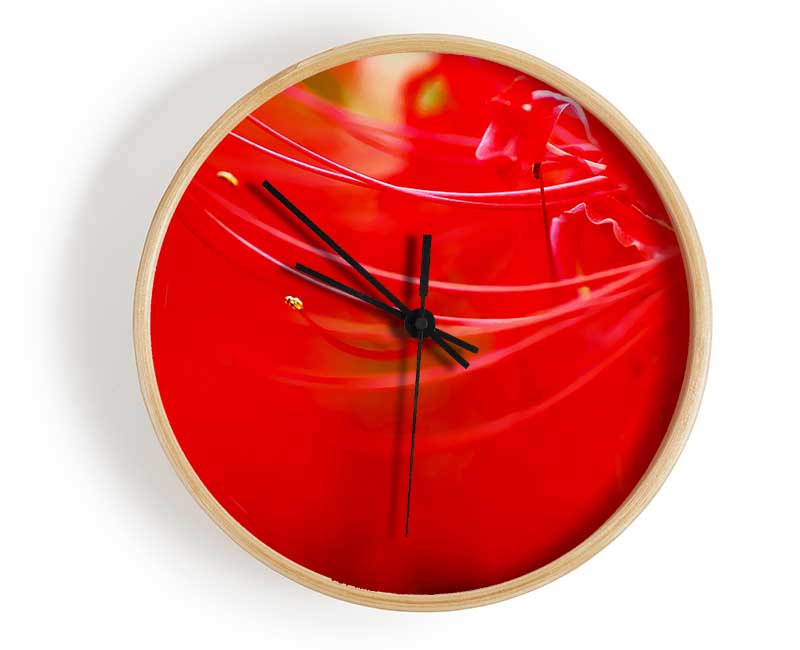 Red Heaven Clock - Wallart-Direct UK