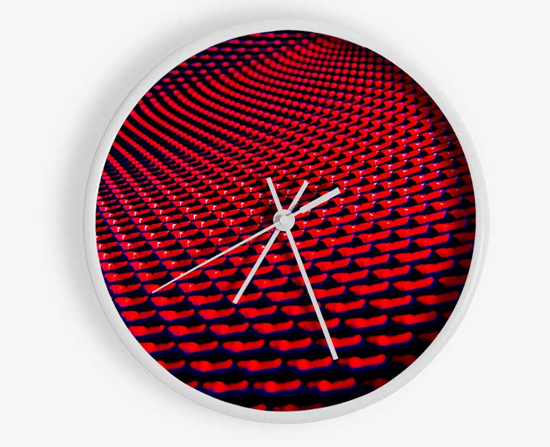 Red Movement Clock - Wallart-Direct UK