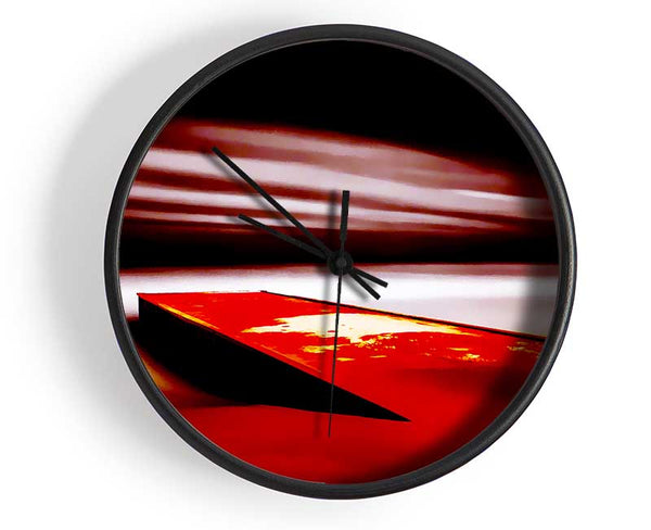 Red Pier Dream Clock - Wallart-Direct UK