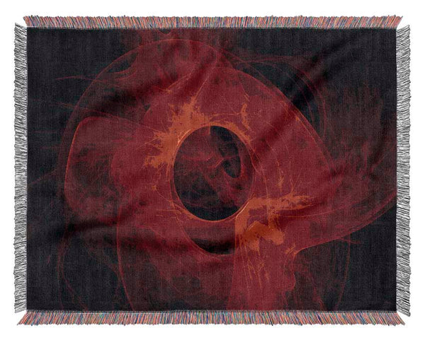 Red Planet Smoke Woven Blanket