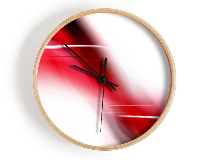 Red Rapid Clock - Wallart-Direct UK