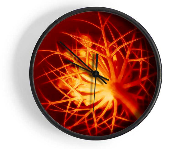 Red Thorns Clock - Wallart-Direct UK