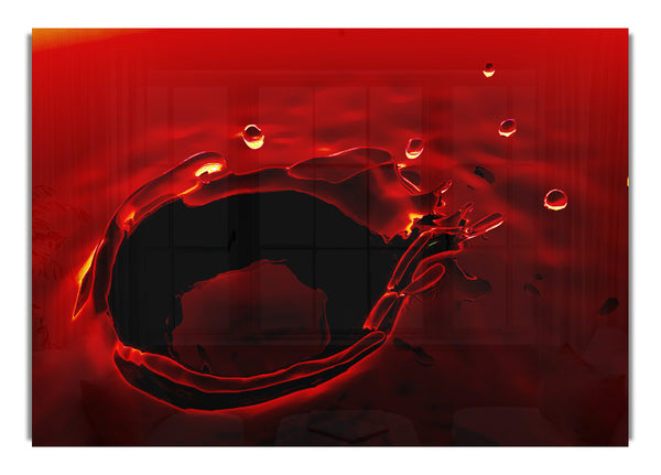 Red Water Splash