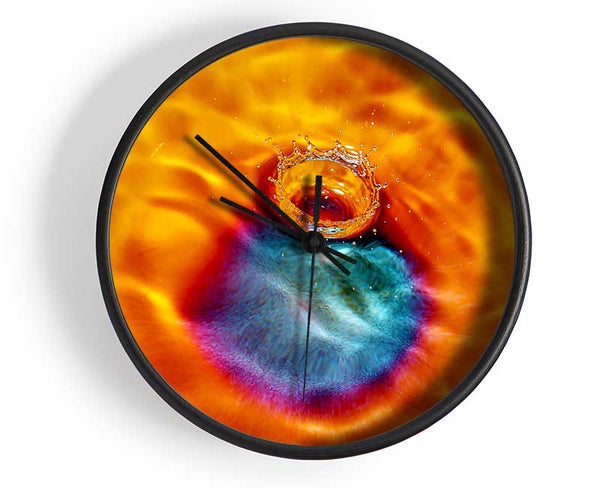 Ripple Slash Clock - Wallart-Direct UK