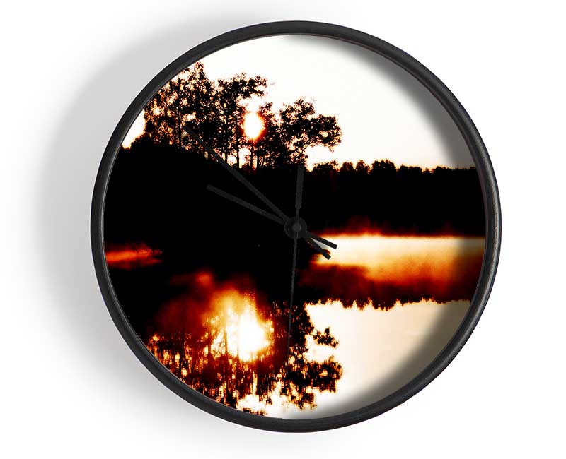 River Reflections Clock - Wallart-Direct UK