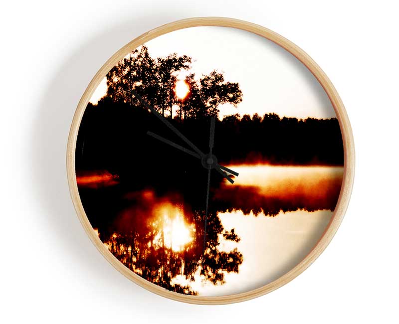 River Reflections Clock - Wallart-Direct UK