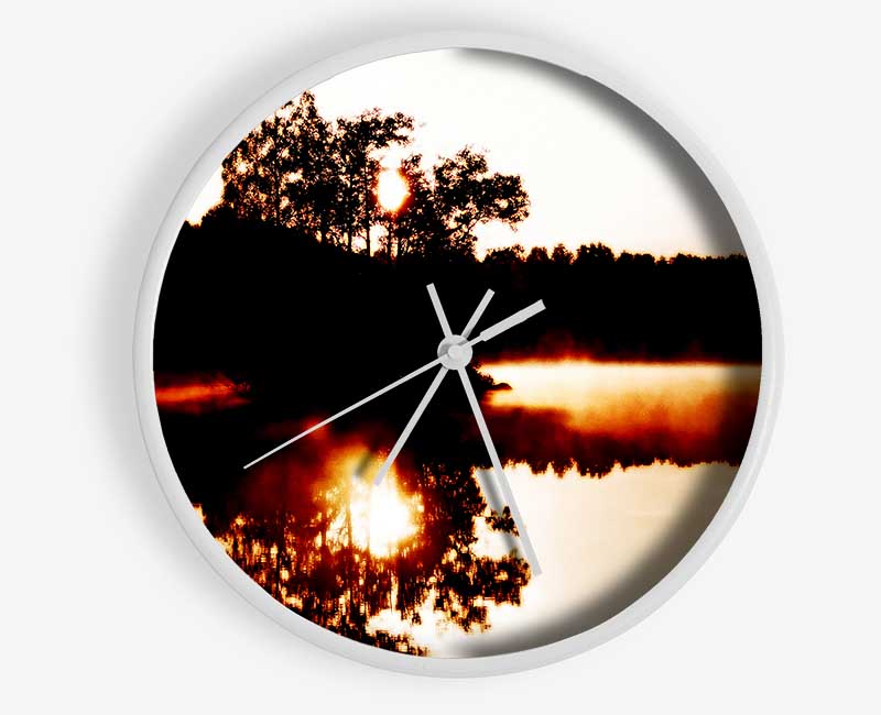 River Reflections Clock - Wallart-Direct UK