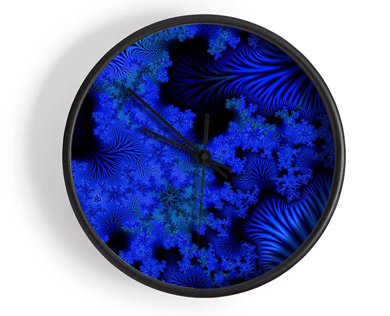 Sea Bed Of Blue Clock - Wallart-Direct UK