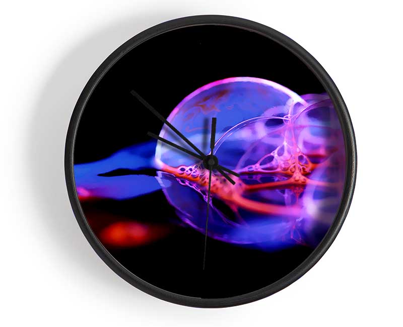 Silk Bubble Flow Clock - Wallart-Direct UK