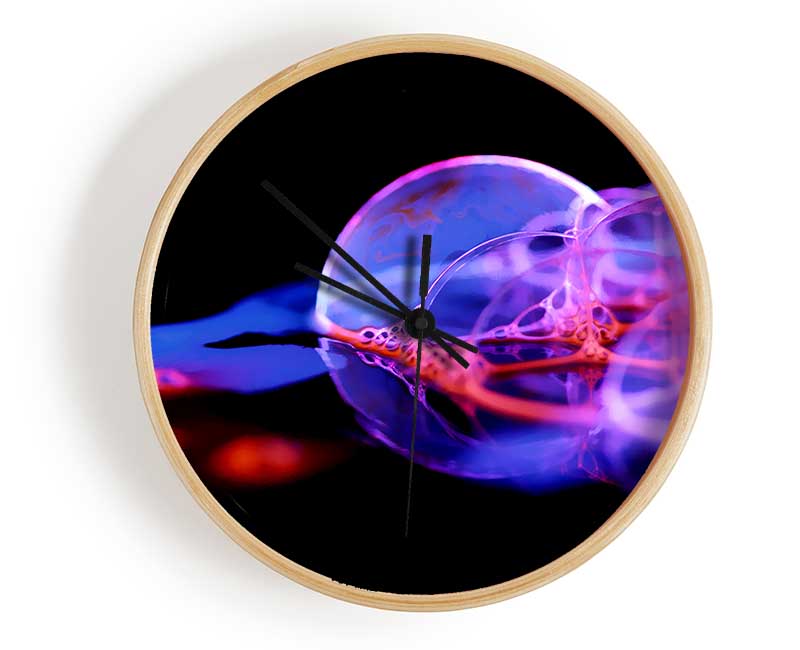 Silk Bubble Flow Clock - Wallart-Direct UK