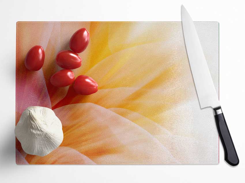 Soft Silk Reflections Glass Chopping Board